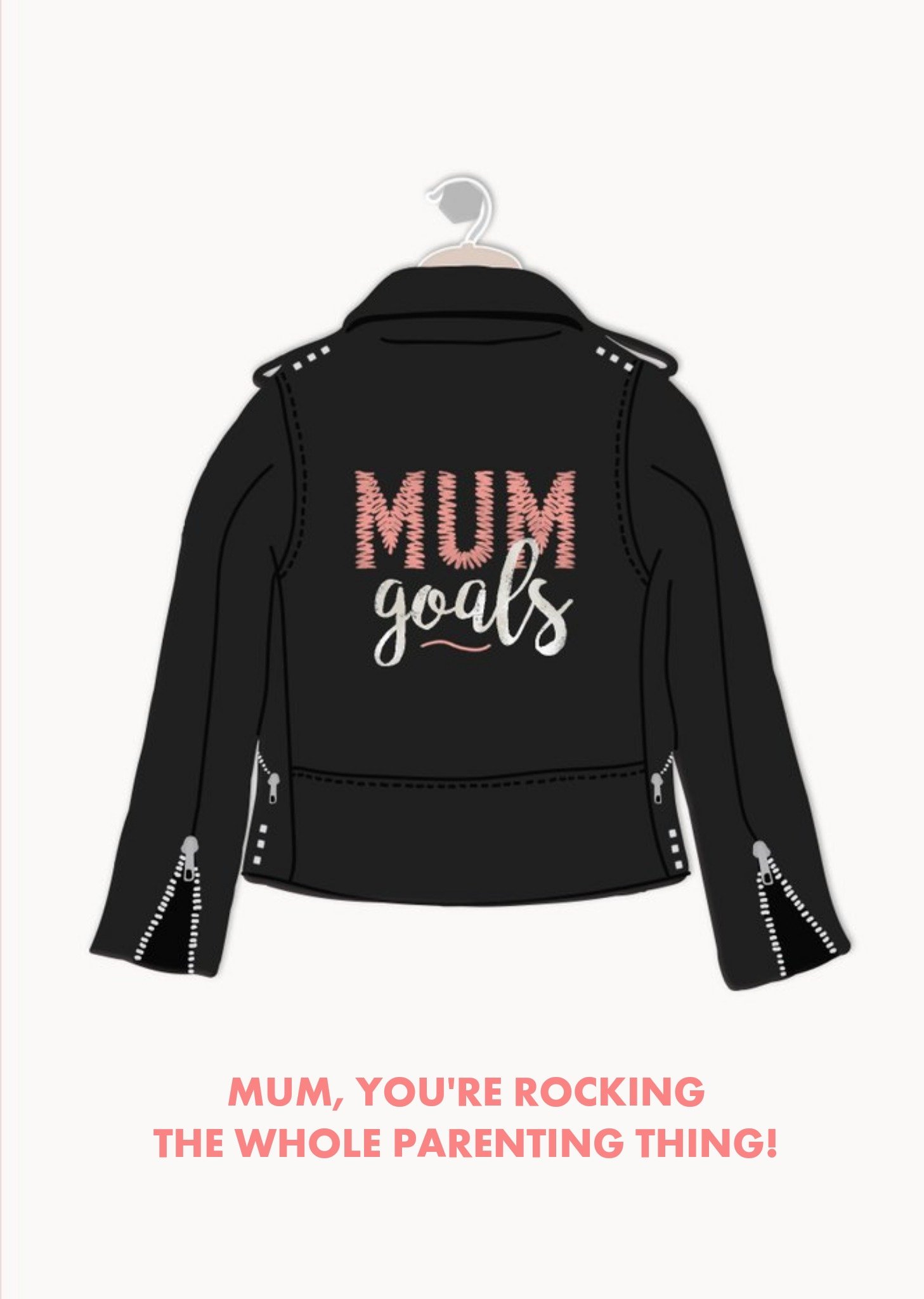 Mum You're Rocking This Parenting Thing Cool Mother's Day Card