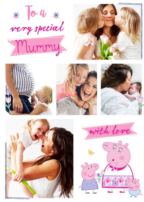 Peppa Pig To A Special Mummy Mother's Day Photo Card