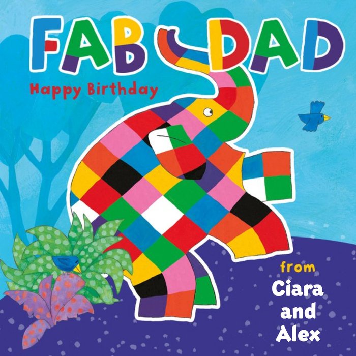 Danilo Elmer Fab Dad Birthday Card