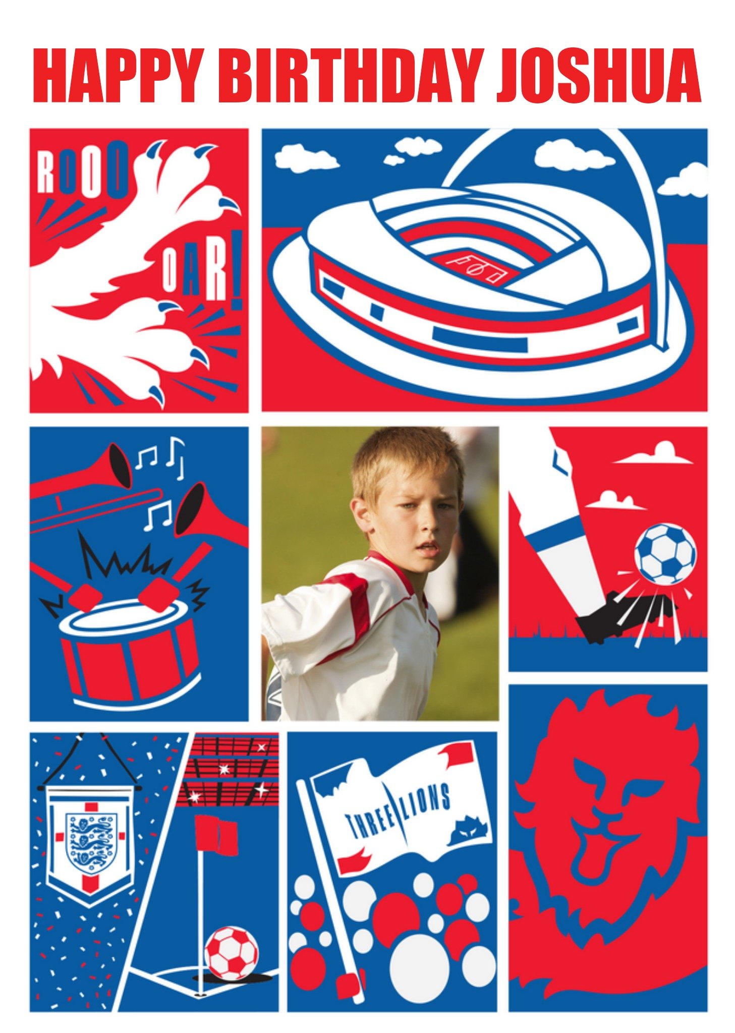 Danilo England Happy Birthday Illustrations And Photo Upload Card Ecard