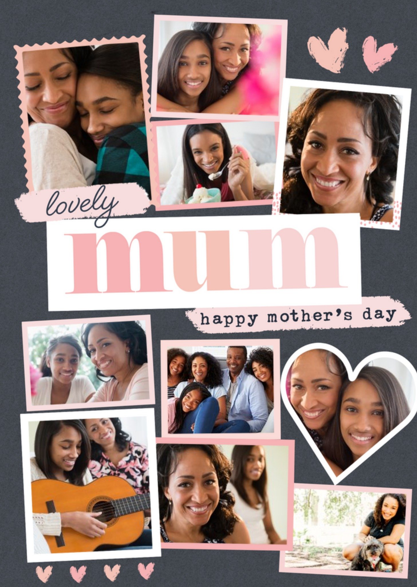 Lovely Mum Happy Mothers Day Multiple Photo Upload Mothers Day Card Ecard