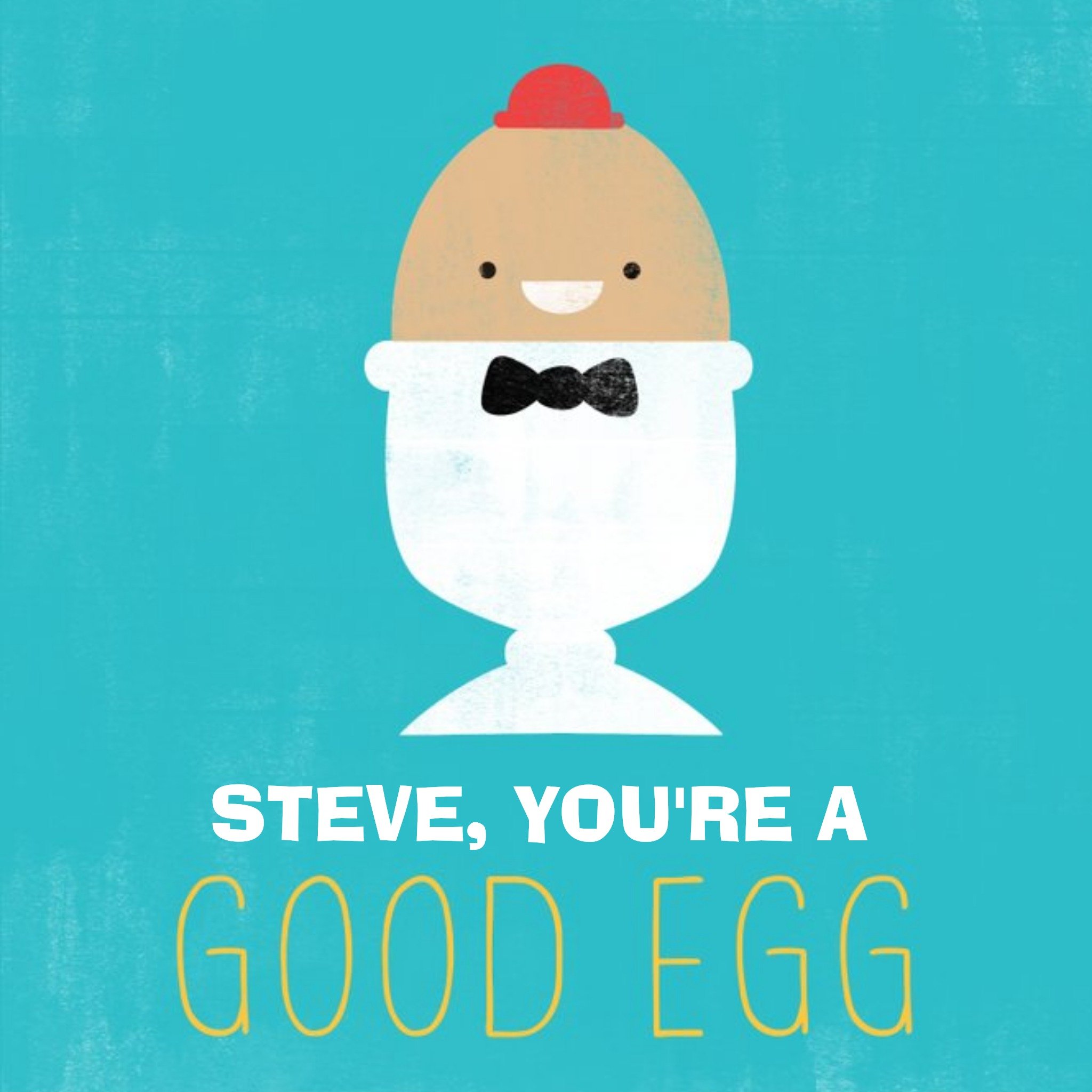 Moonpig Good Egg Birthday Card, Square