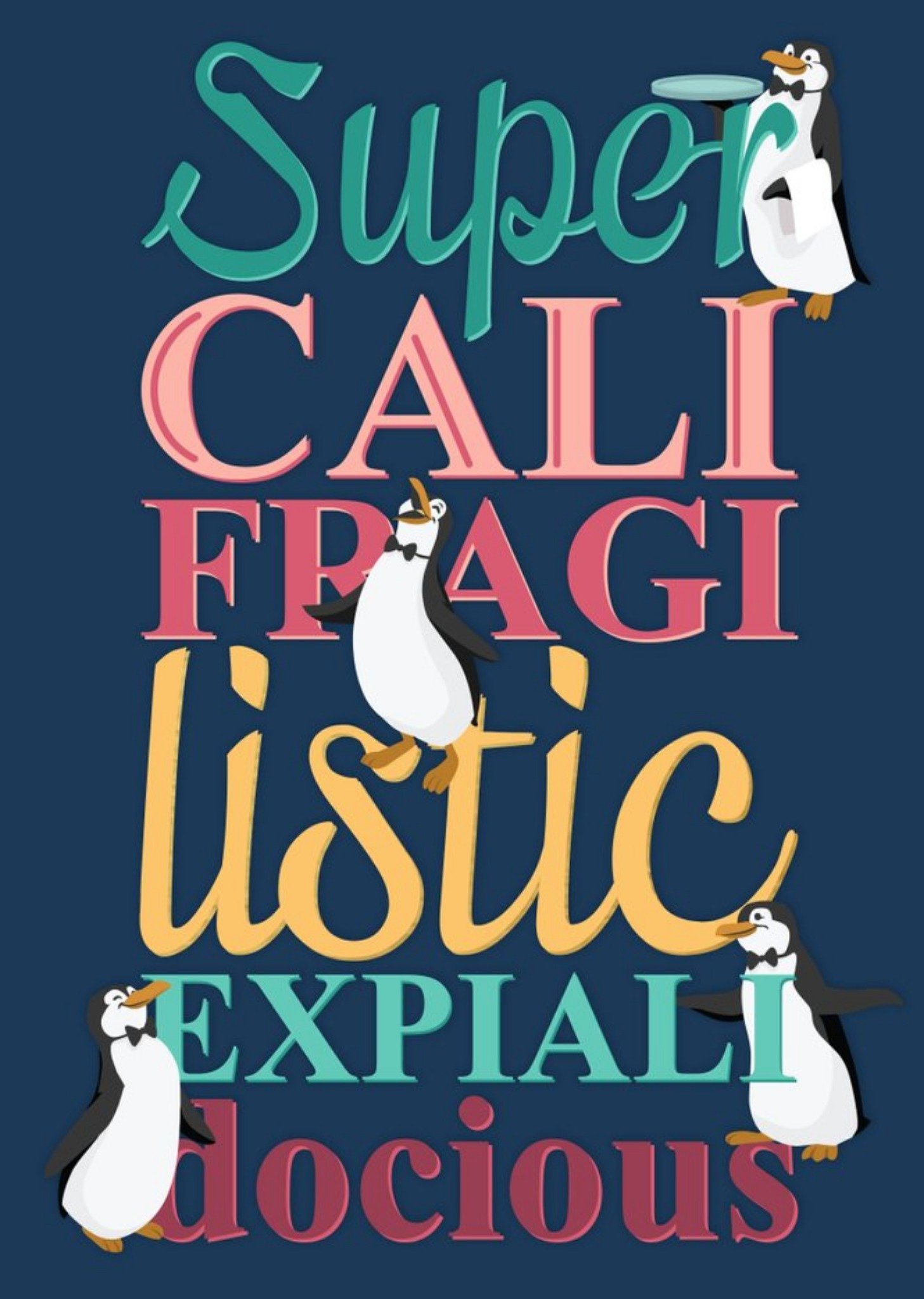 Disney Supercalifragilisticexpialidocious Mary Poppins Card - Birthday - Congratulations Ecard