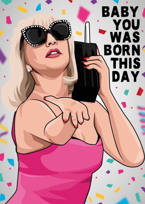 Baby You Was Born This Way Celeb Spoof Card