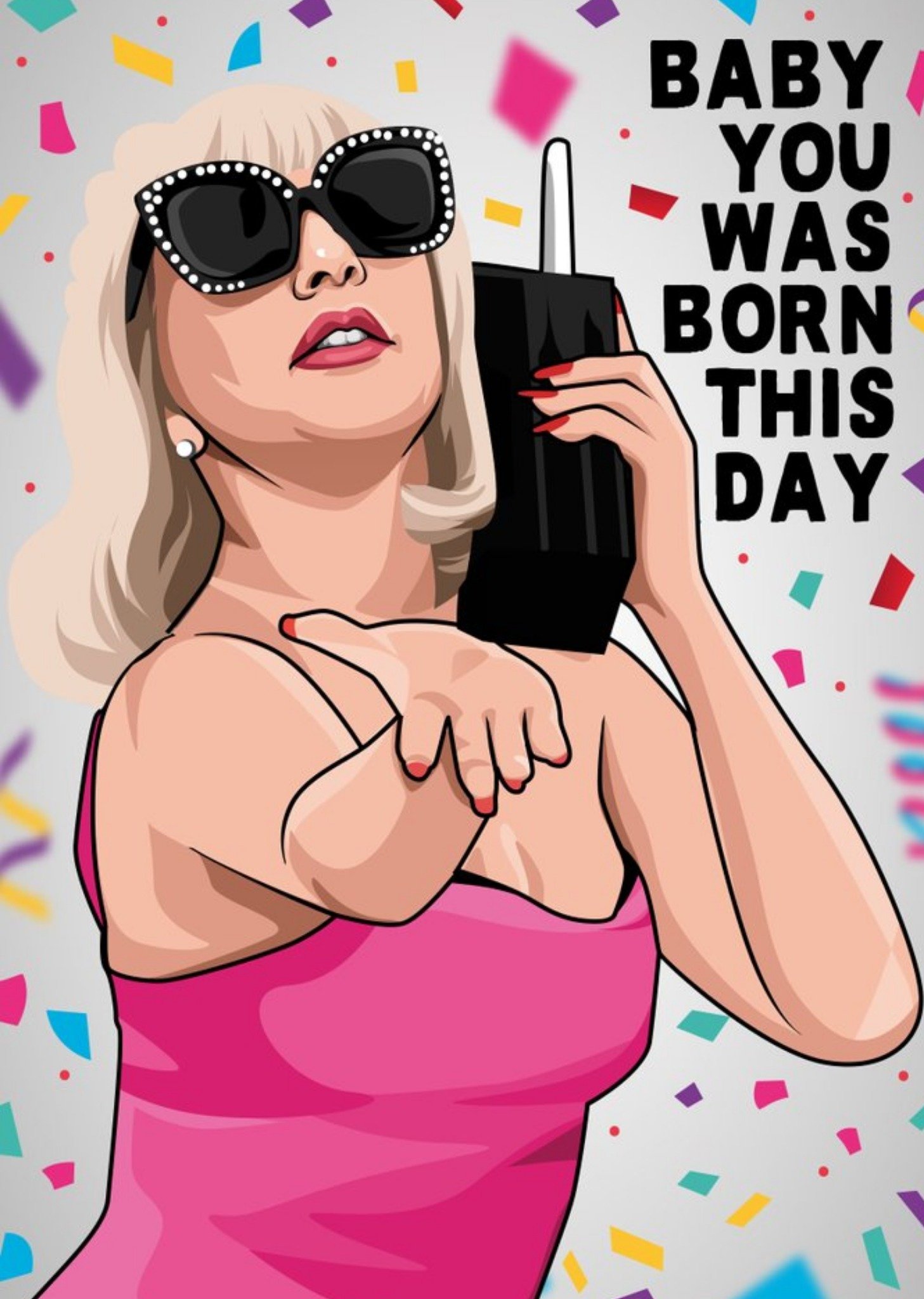 All Things Banter Baby You Was Born This Way Celeb Spoof Card