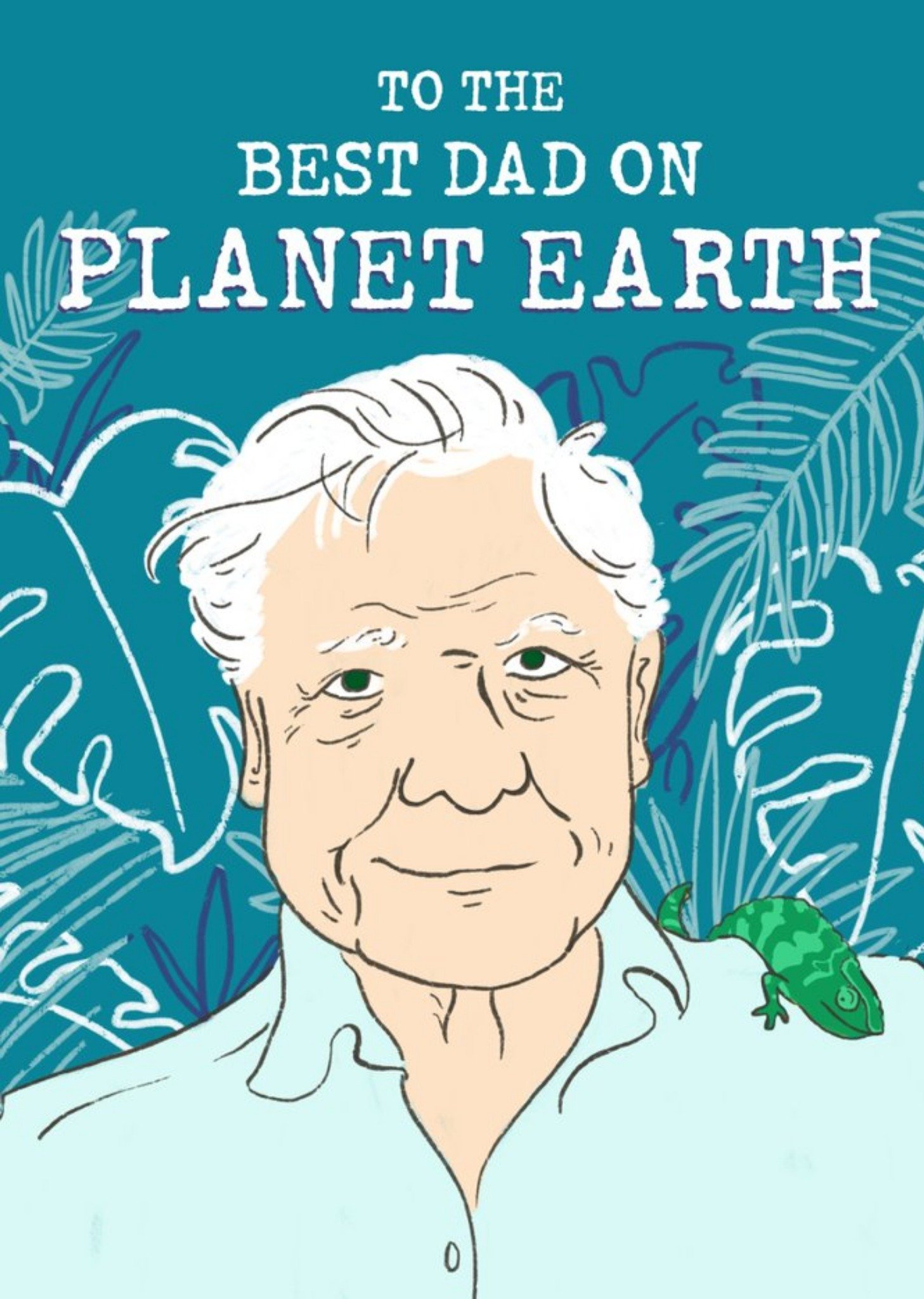 Moonpig David Attenborough Best Dad On Planet Earth Father's Day Card Ecard