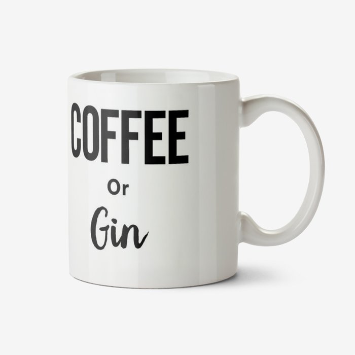 Coffee - Gin - Typographic