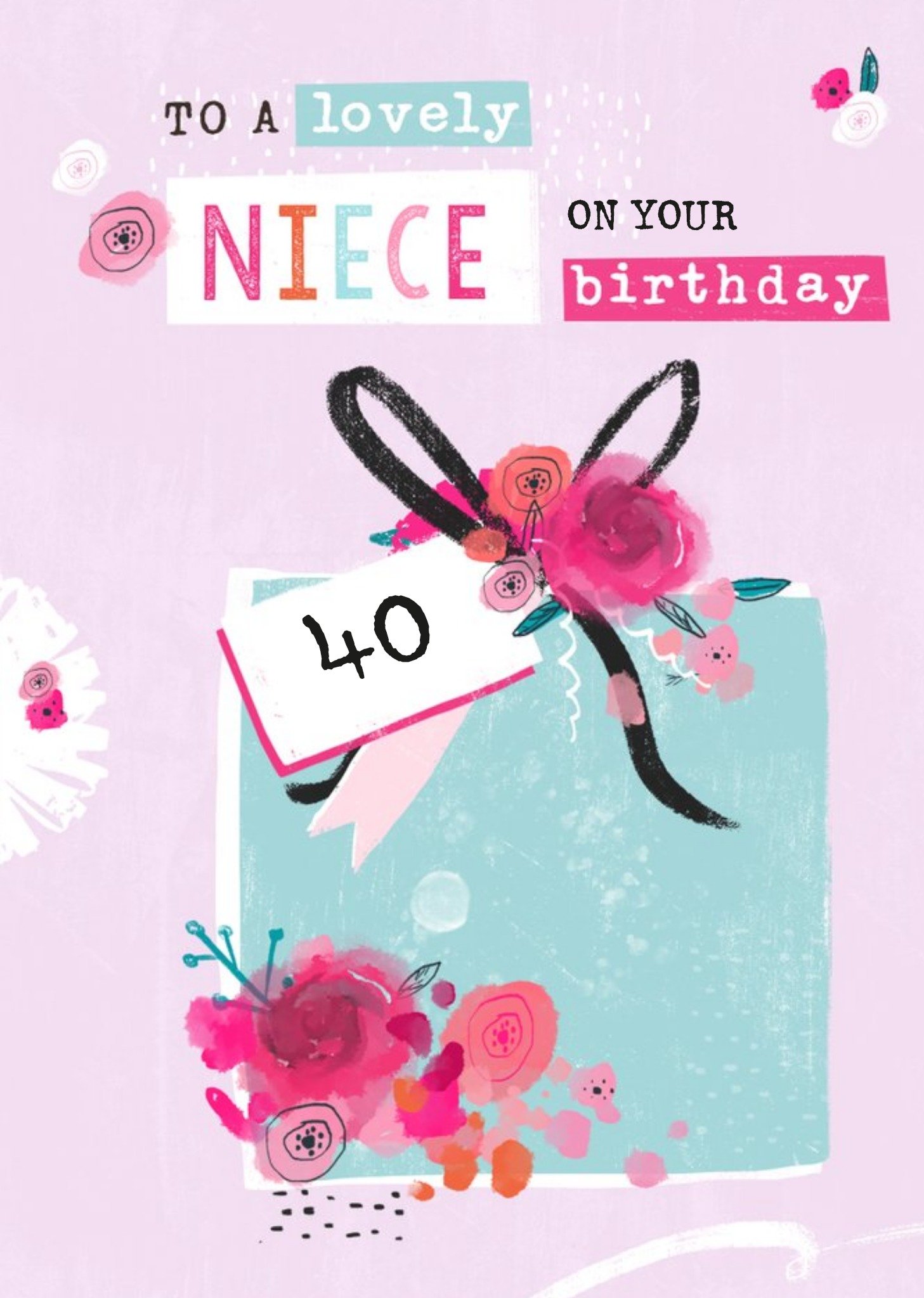 To A Lovely Niece On Your 40th Birthday Card Ecard