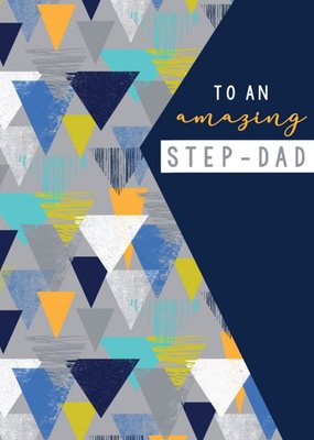 To An Amazing Step-Dad Patterened Card