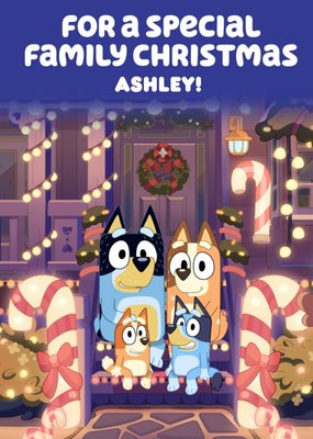 Bluey BBC For A Special Family Christmas Card