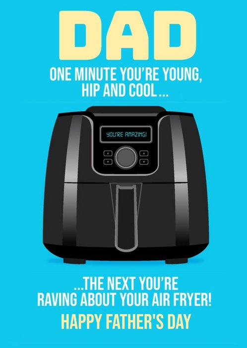Air Fryer Father's Day Card