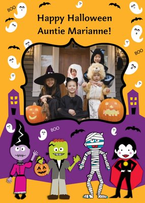 Photo Upload Halloween Card