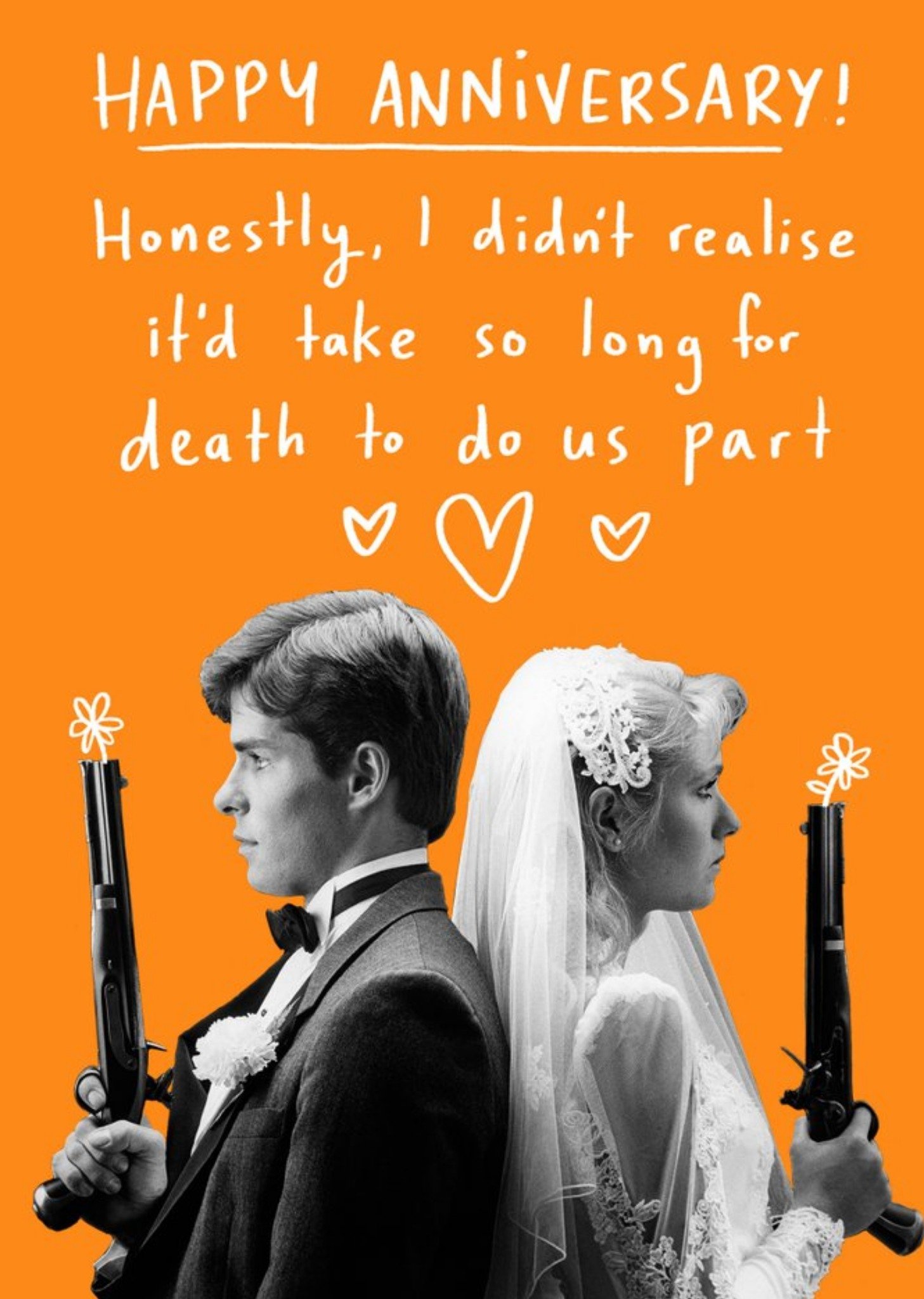 Funny Death Do Us Part Anniversary Card Ecard