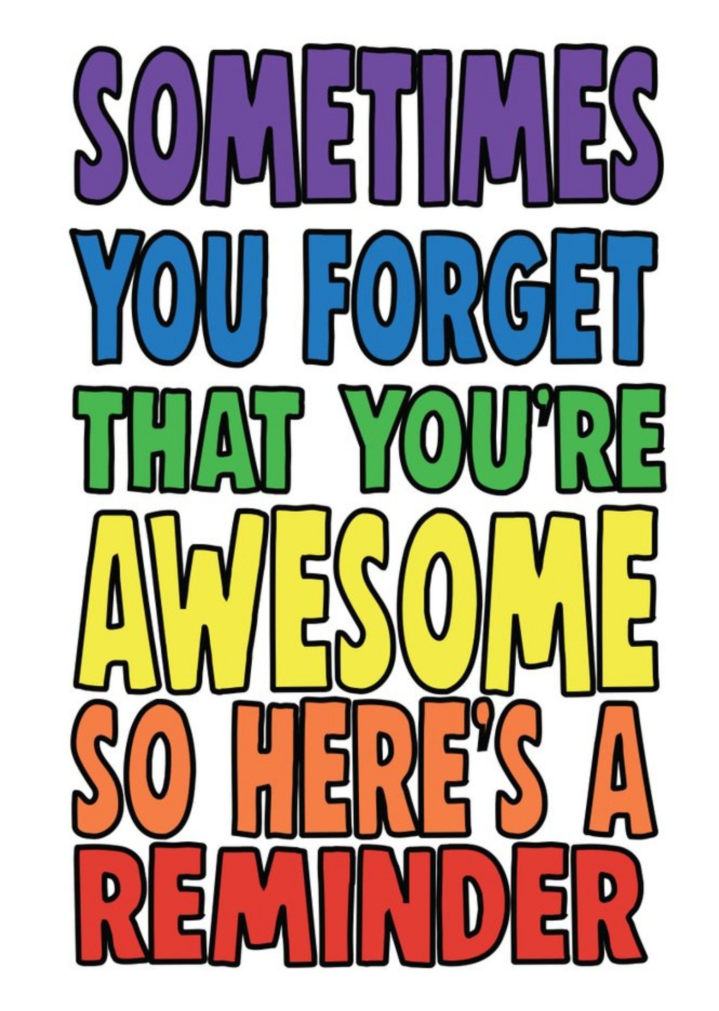 Funny Cheeky Chops Sometimes You Forget That Youre Awesome Card Ecard