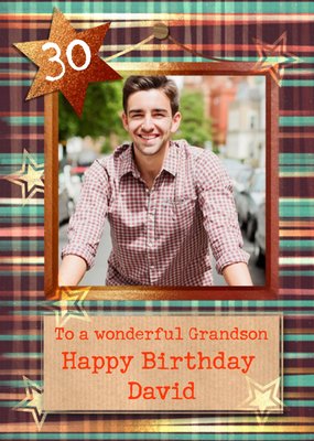 To A Wonderful Son Photo upload Birthday Card