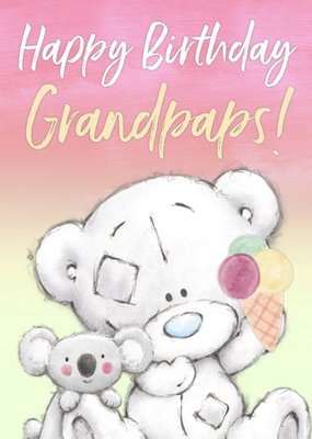 Tiny Tatty Teddy Grandpaps Birthday Card