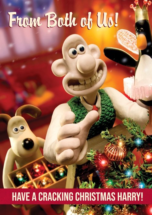 Wallace And Gromit Merry christmas From the Both of Us!
