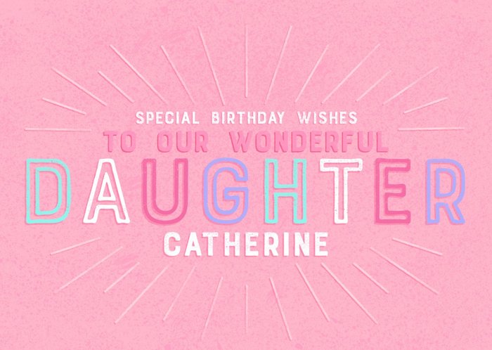 Birthday Card - Daughter