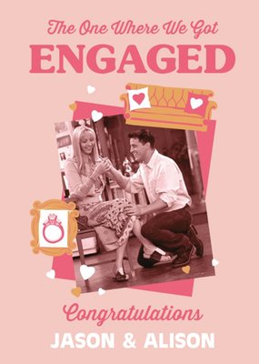 Friends The one where we got engaged, Congratulations Card