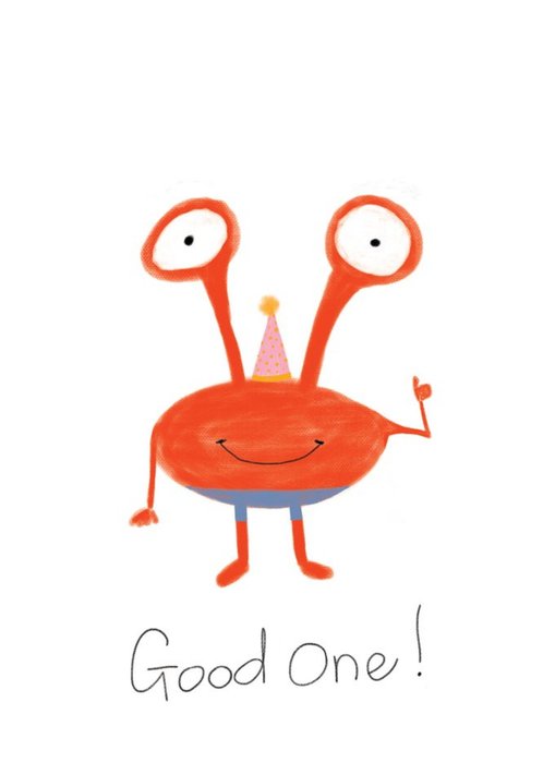 Good One Crab Card