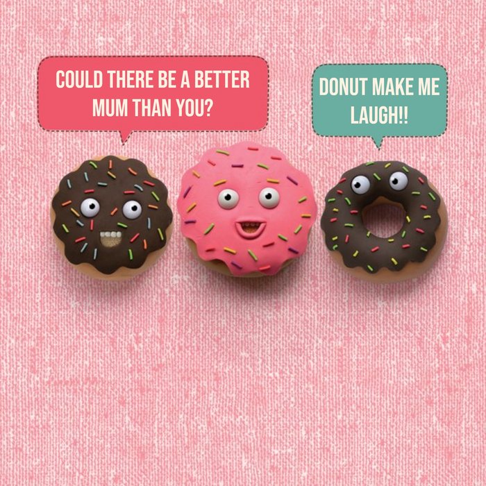 Donut And Cupcake Pun Mothers Day Card