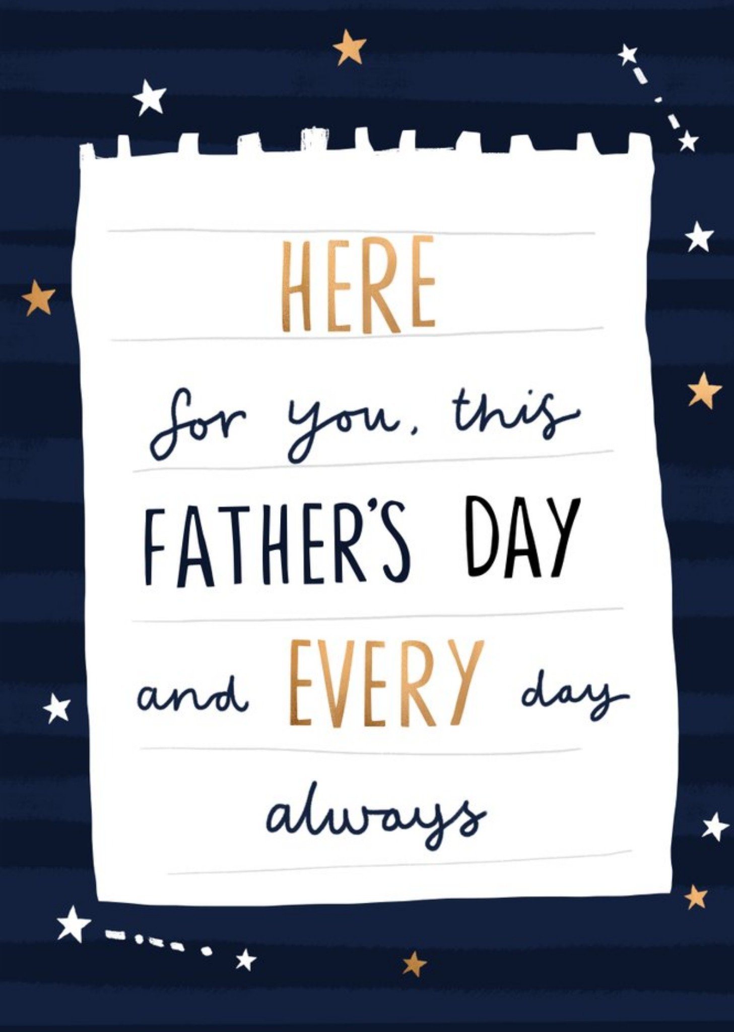 Here For You Every Day And Always Father's Day Card Ecard