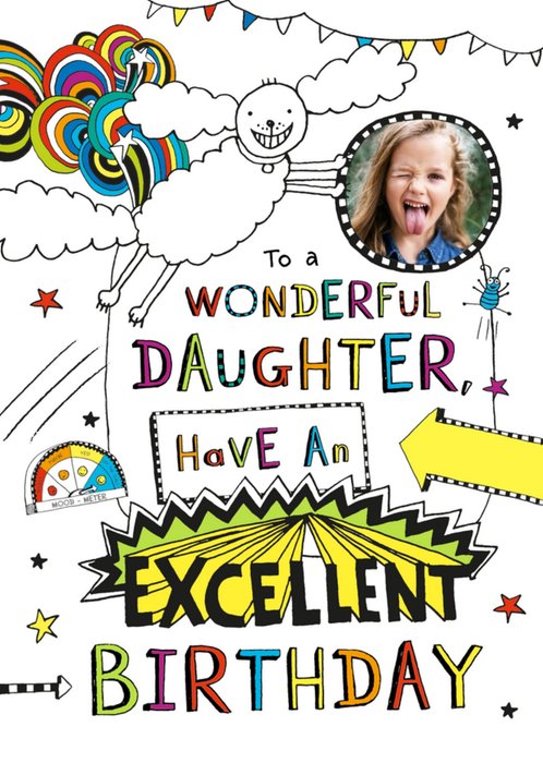 Tom Gates Wonderful Daughter Photo Upload Activity Birthday Card