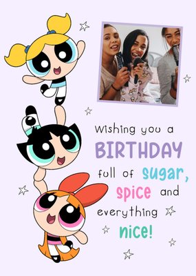 Powerpuff Girls Sugar Spice And Everything Nice Birthday Card From Warner Brothers