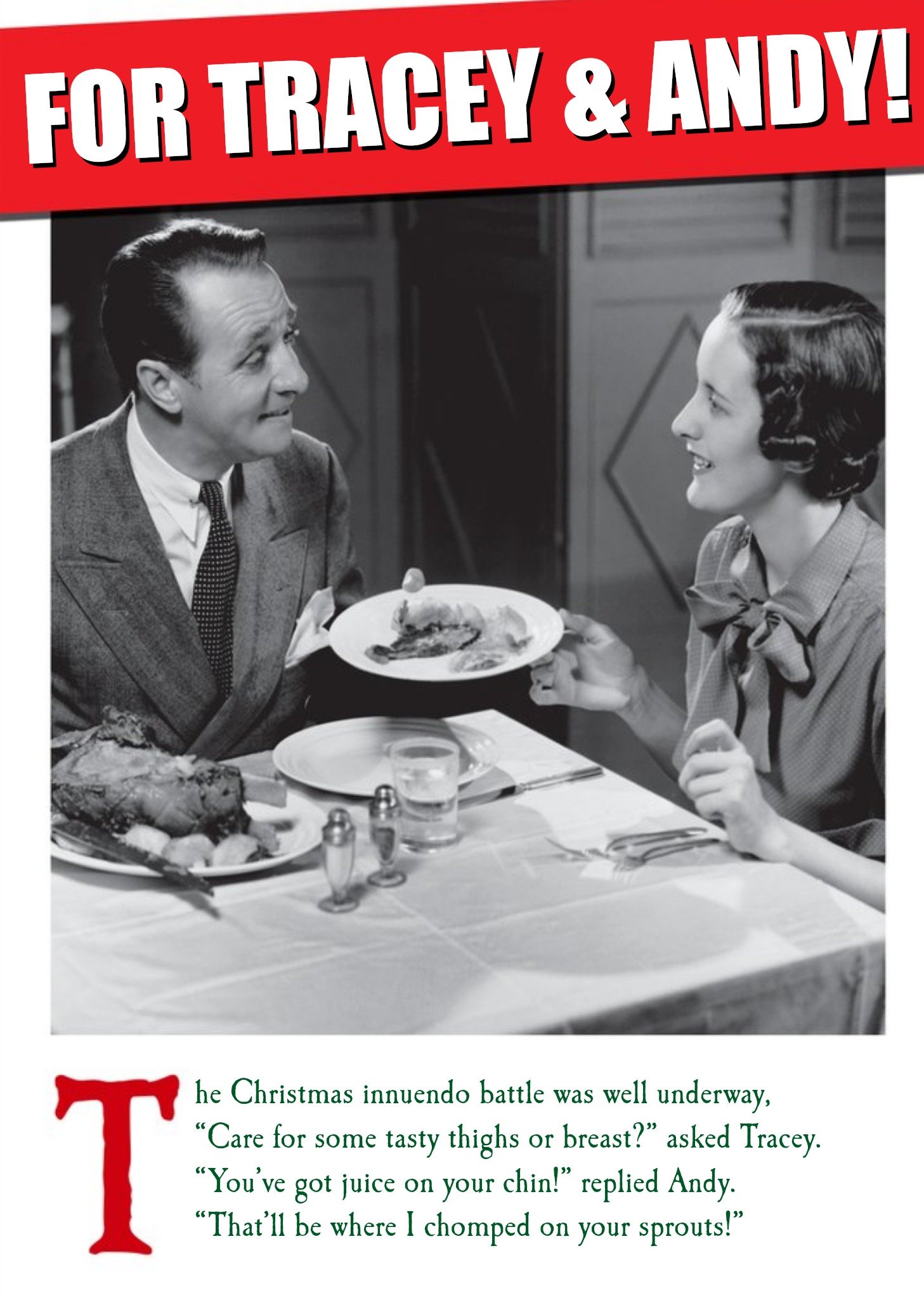 Christmas Innuendo Battle Was Well Underway Funny Christmas Card Ecard