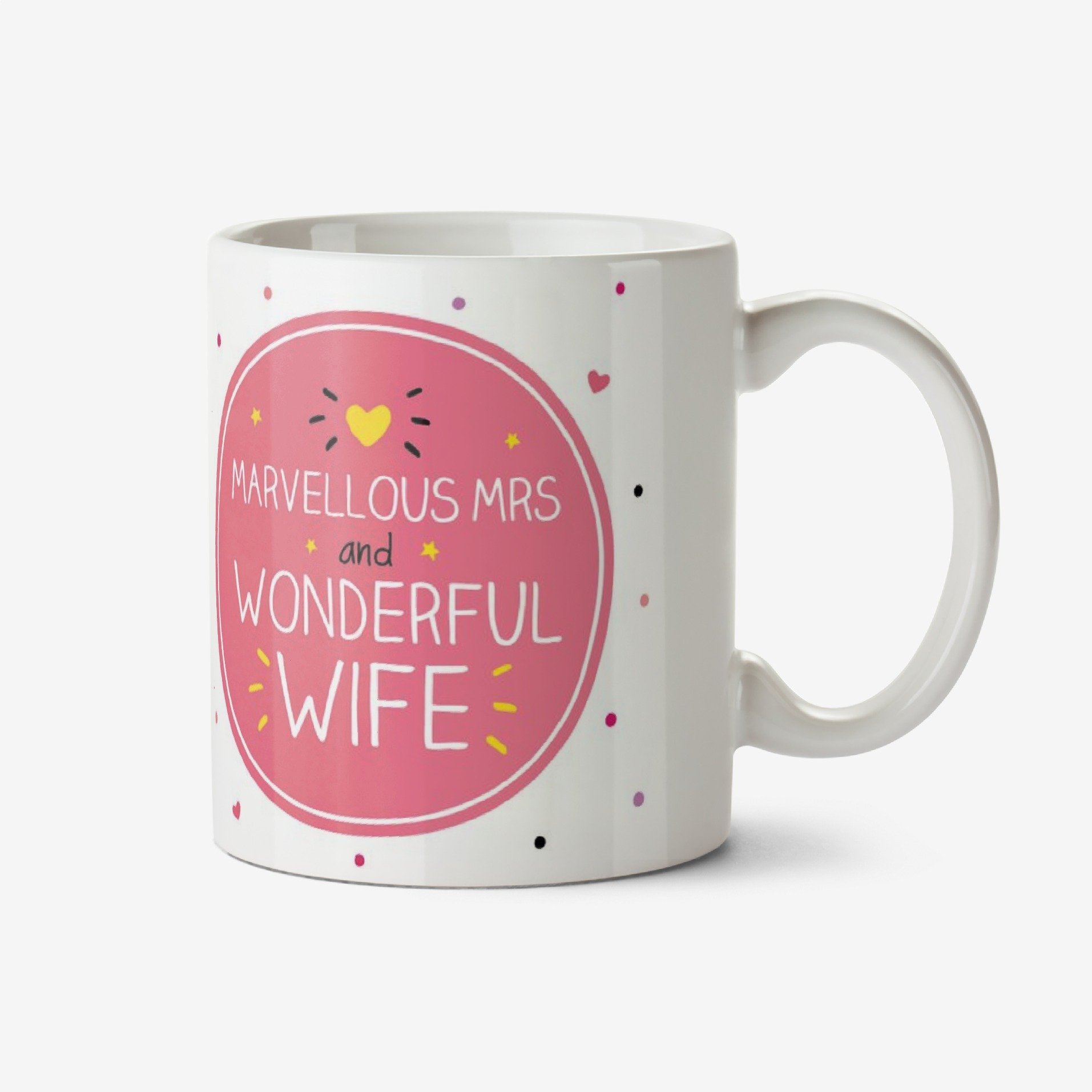 Moonpig Happy Jackson Marvellous Mrs And Wonderful Wife Mug Ceramic Mug