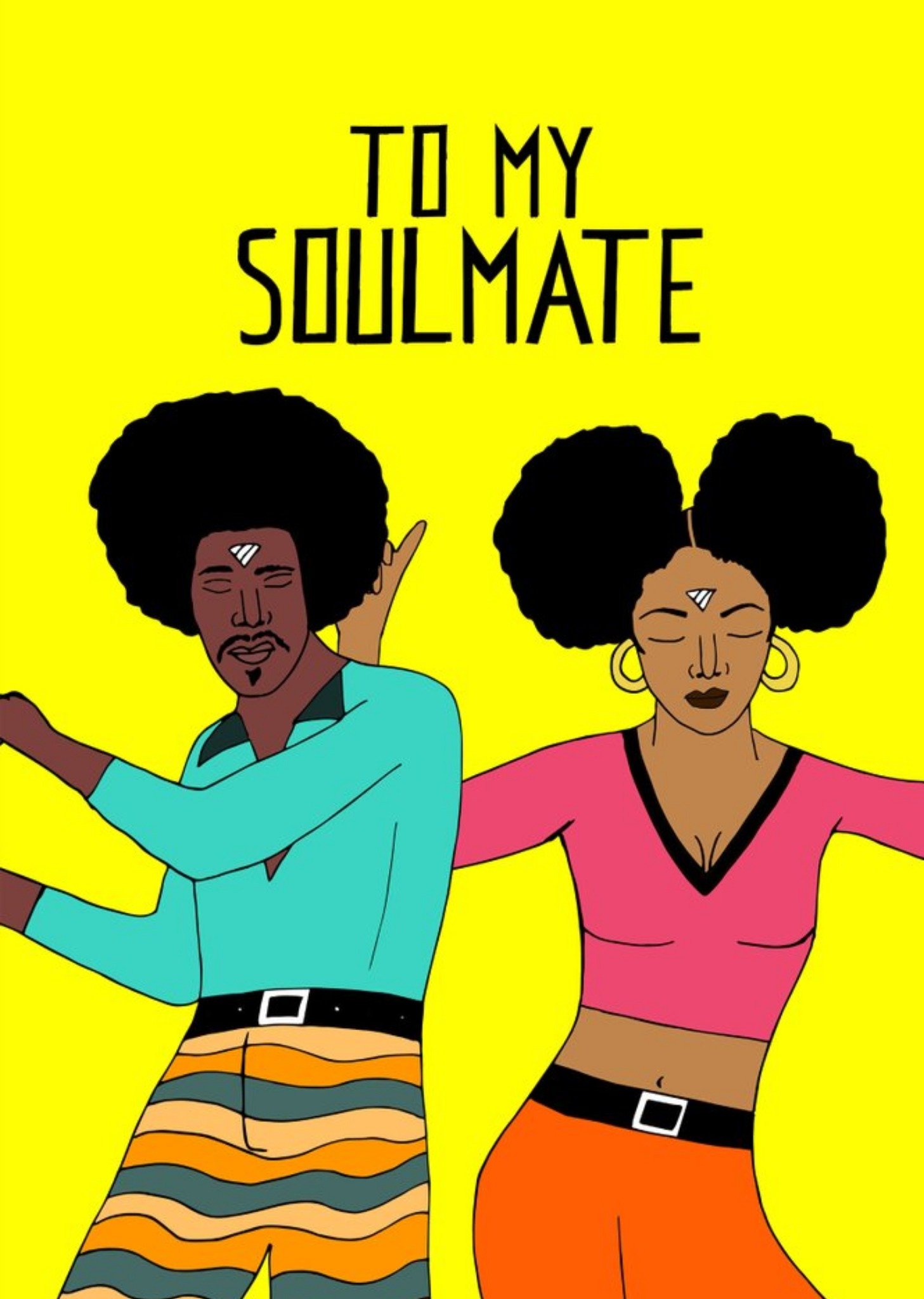 Illustration To My Soul Mate Card Ecard