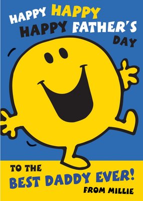 Mr Men Best Daddy Ever Father's Day Card