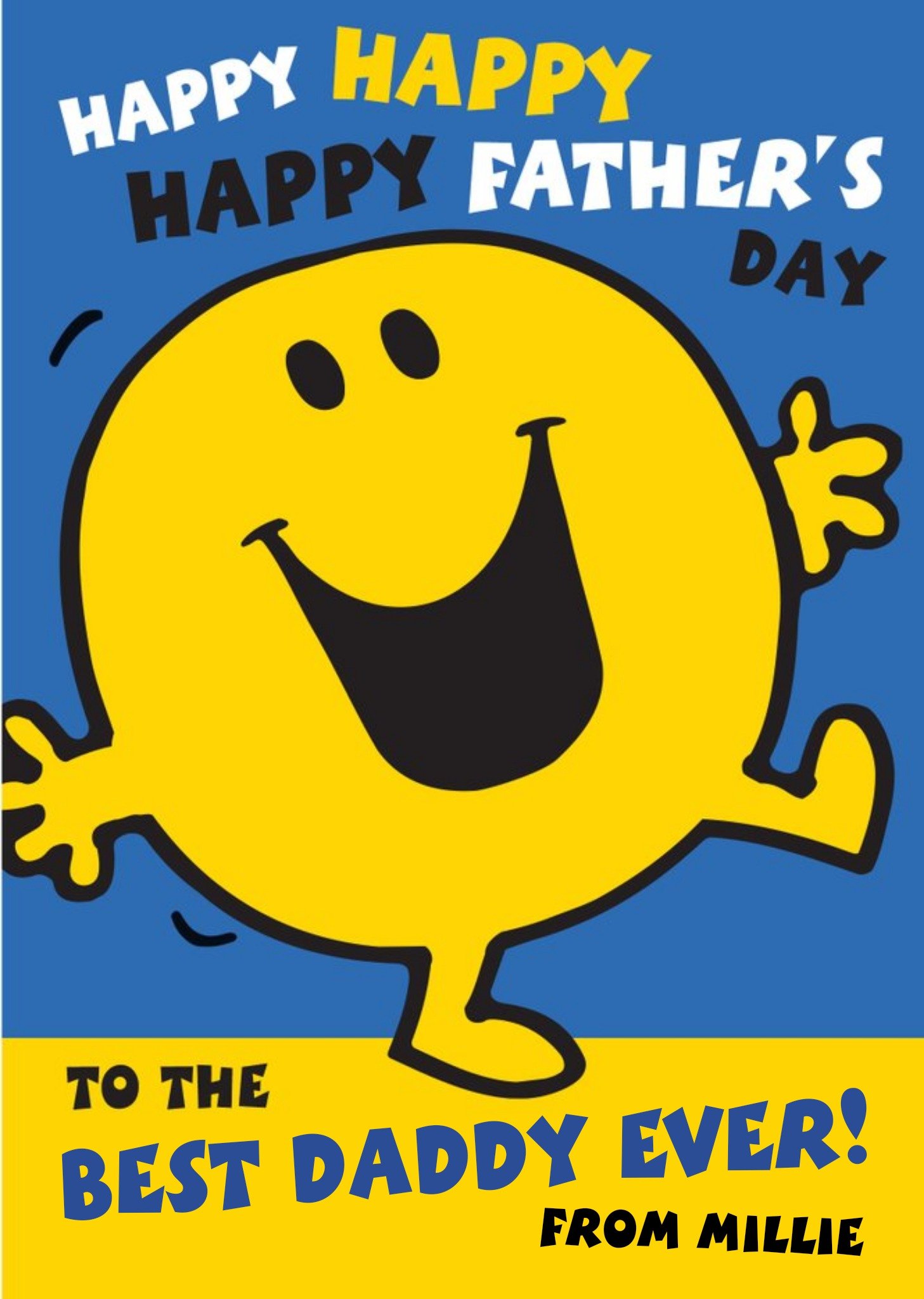 Other Mr Men Best Daddy Ever Father's Day Card Ecard