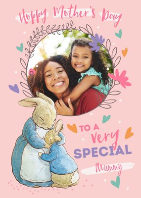 Peter Rabbit To A Very Special Mummy Photo Upload Mother's Day Card