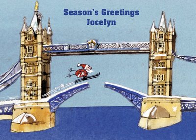 Almanac Gallery Personalised Seasons Greetings Card