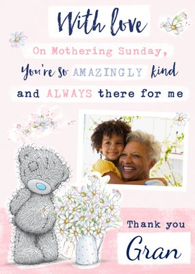 Tatty Teddy Thank You Gran Mother's Day Photo Card