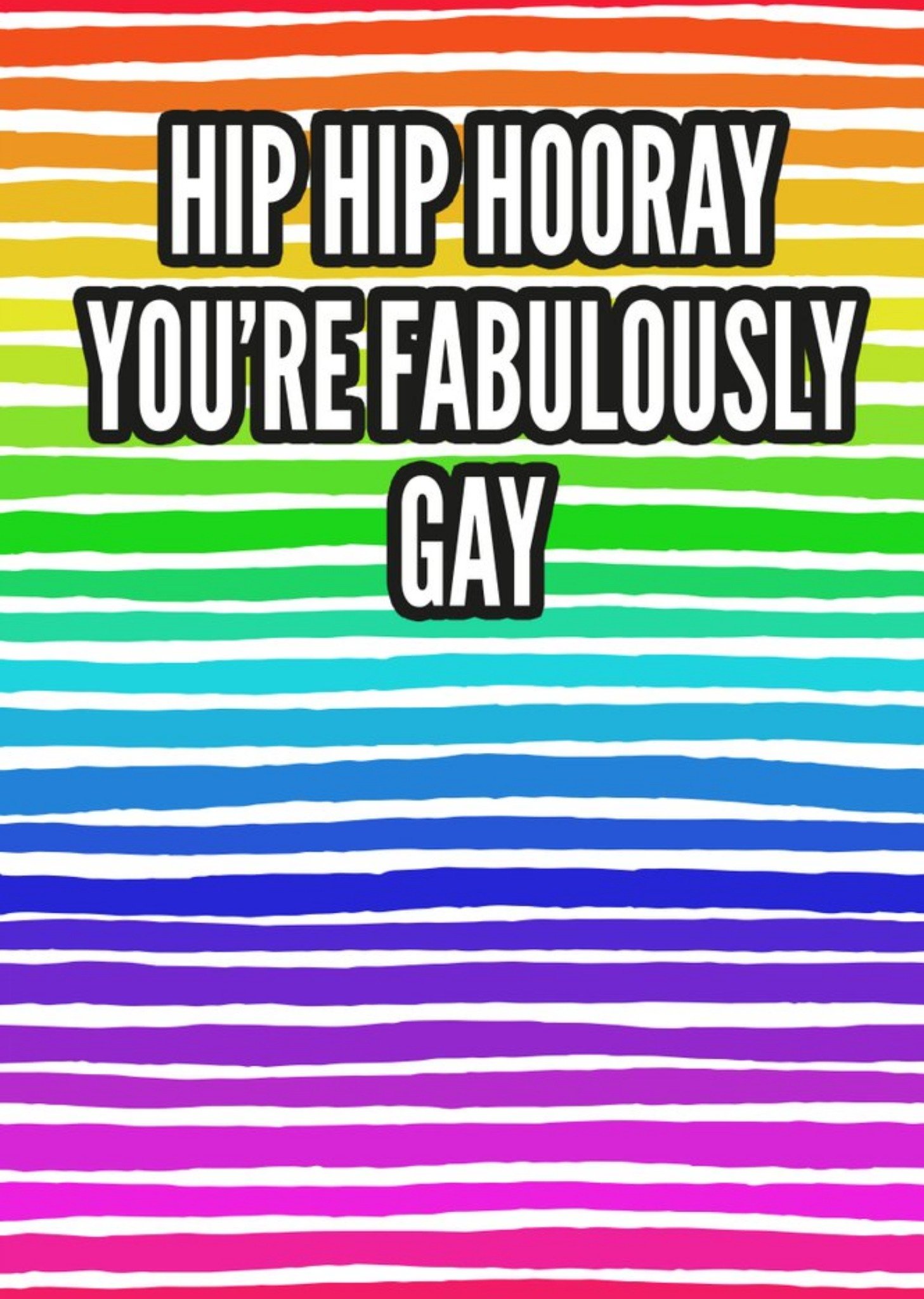Filthy Sentiments Fabulously Gay Card Ecard