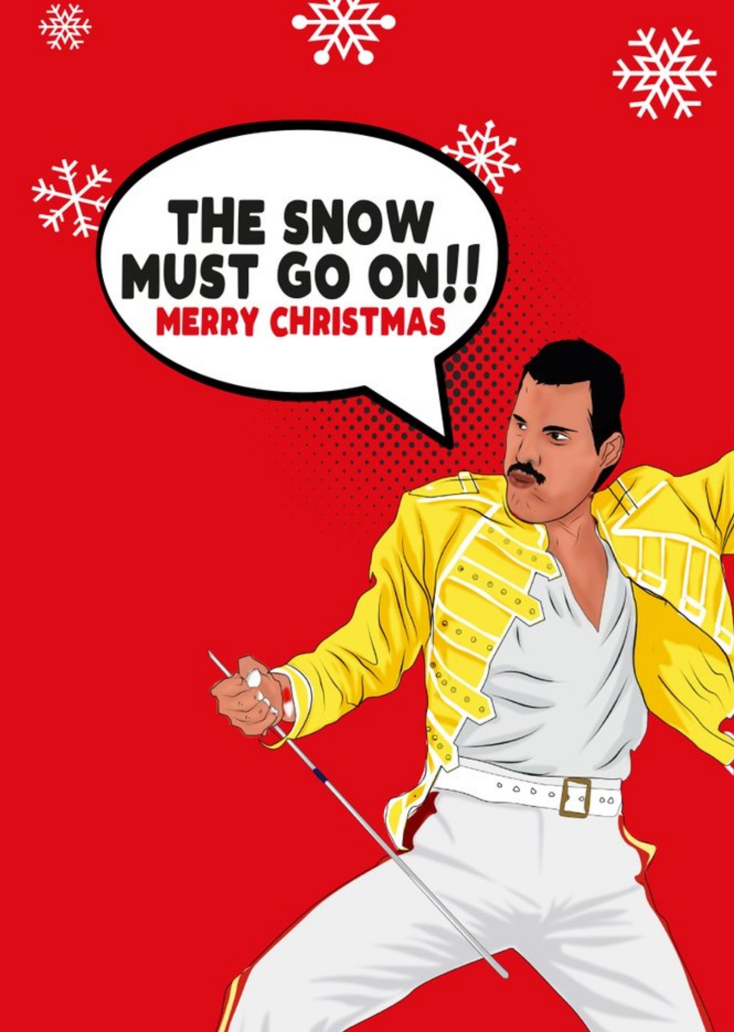 Filthy Sentiments Funny Cartoon The Snow Must Go On Merry Christmas Card Ecard