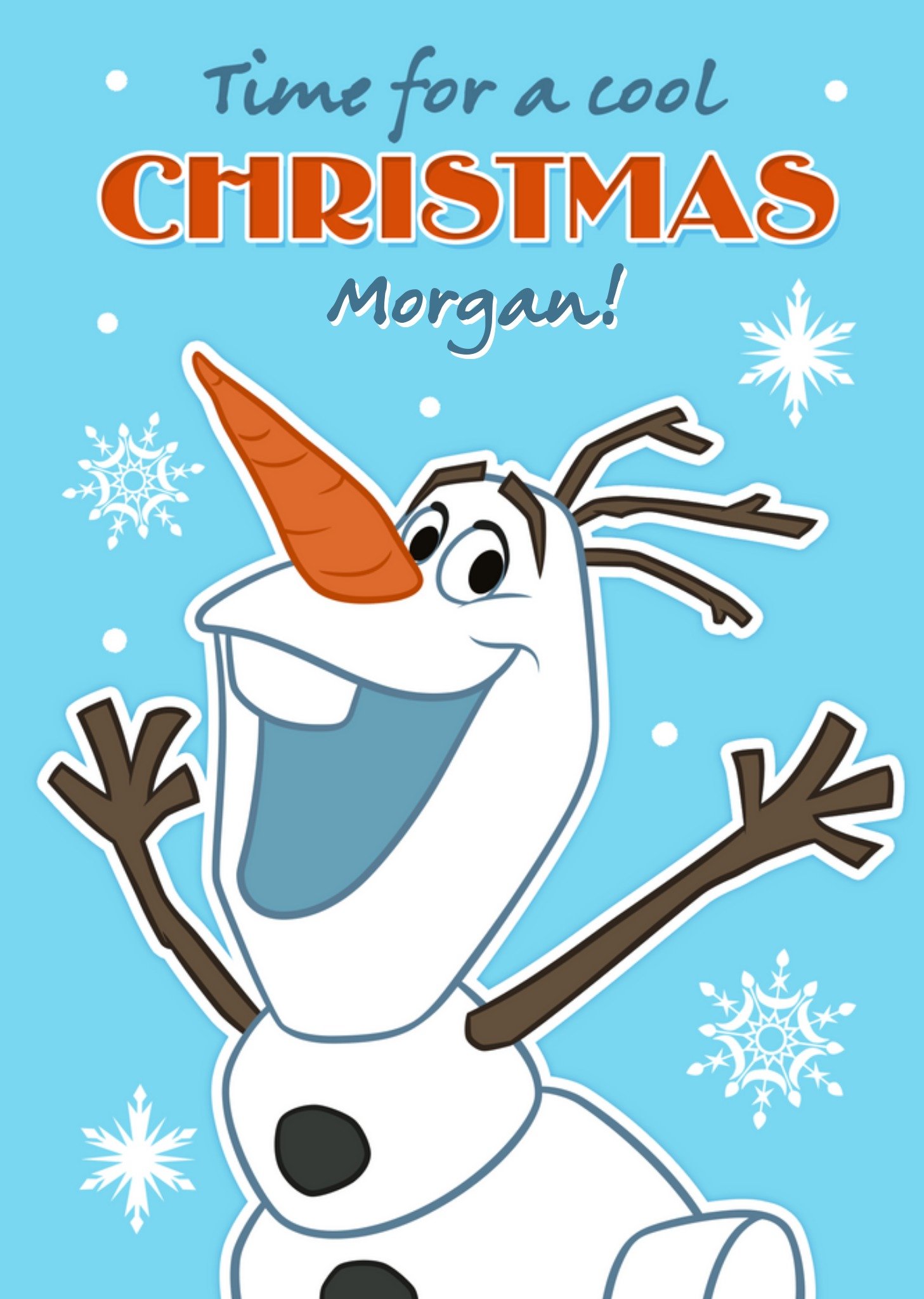 Disney Frozen Time For A Cool Christmas Card Ecard