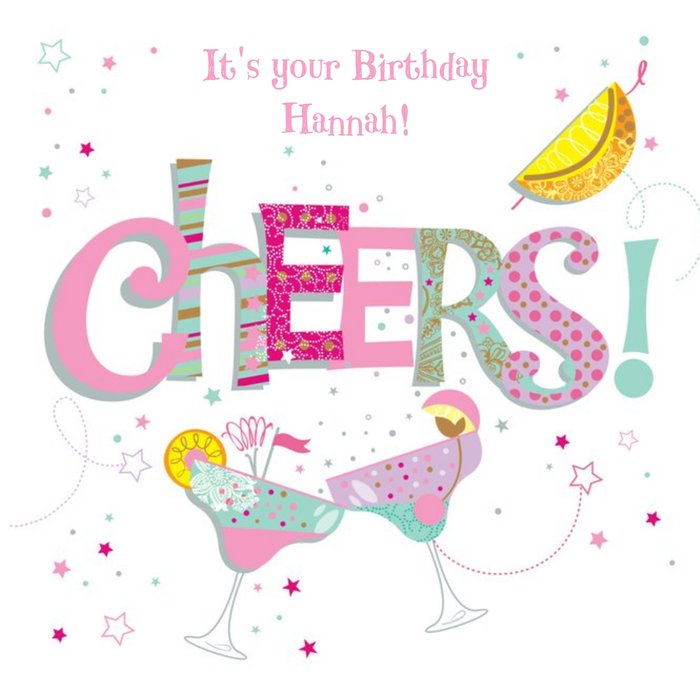 Margarita Party Happy Birthday Card