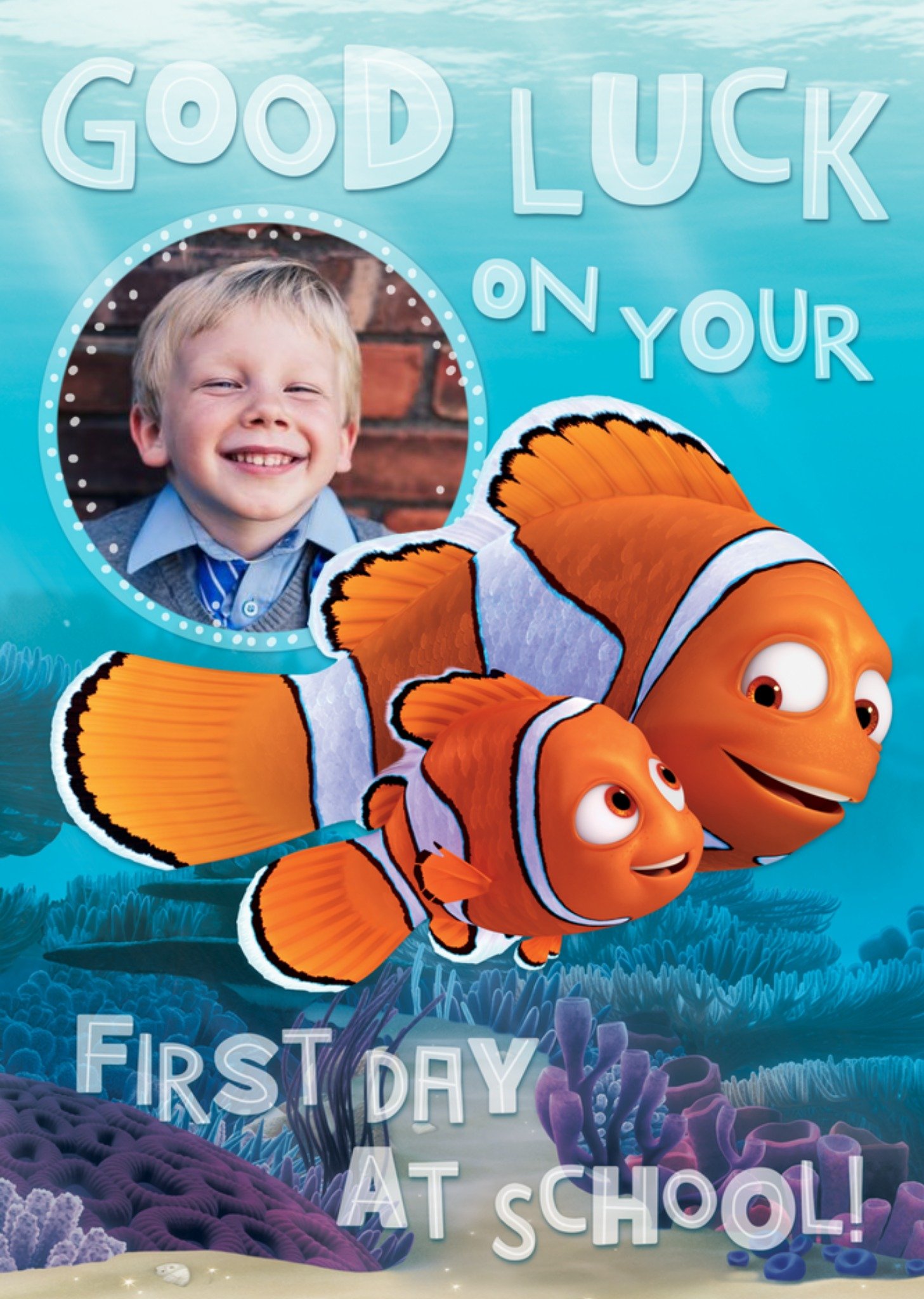 Disney Finding Nemo Good Luck On Your First Day Of School Card Ecard