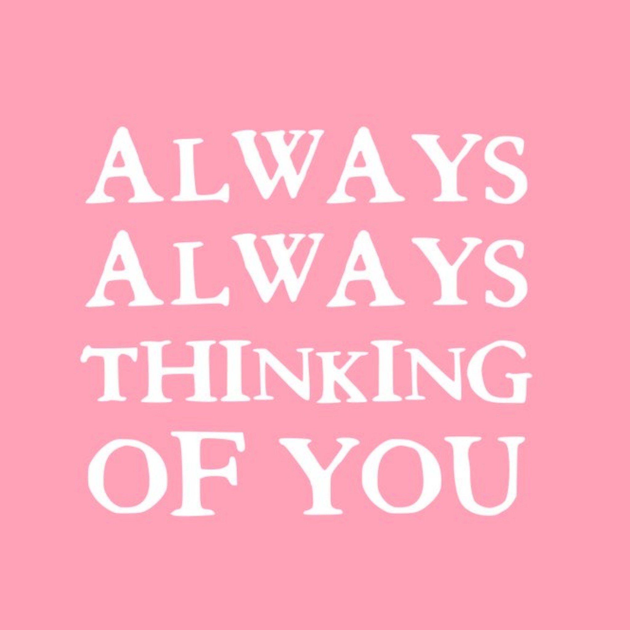 Moonpig Always Always Thinking Of You Card, Square