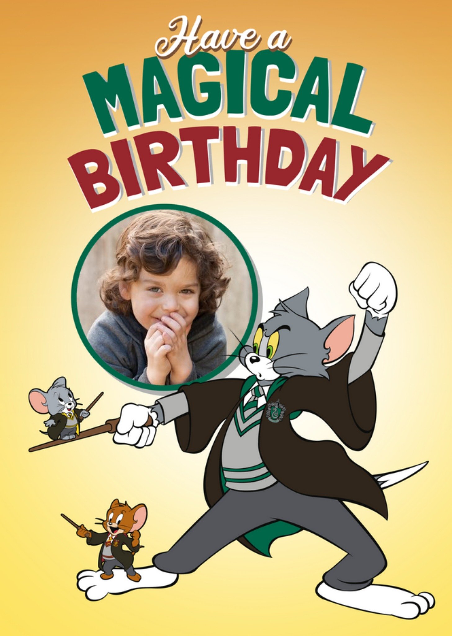 Warner Brothers 100 Magical Birthday Photo Upload Card Ecard