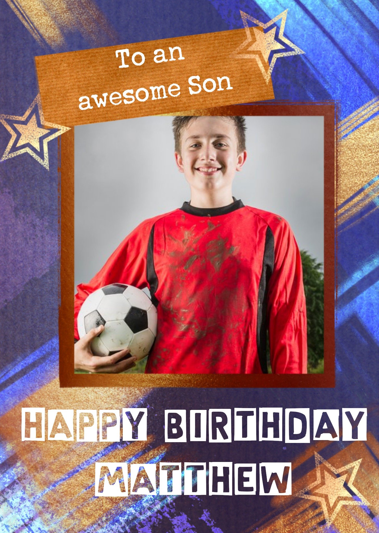 To An Awesome Son Photo Upload Birthday Card Ecard