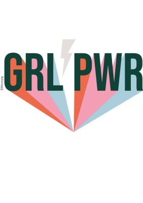 GRL PWR Typographic T-shirt