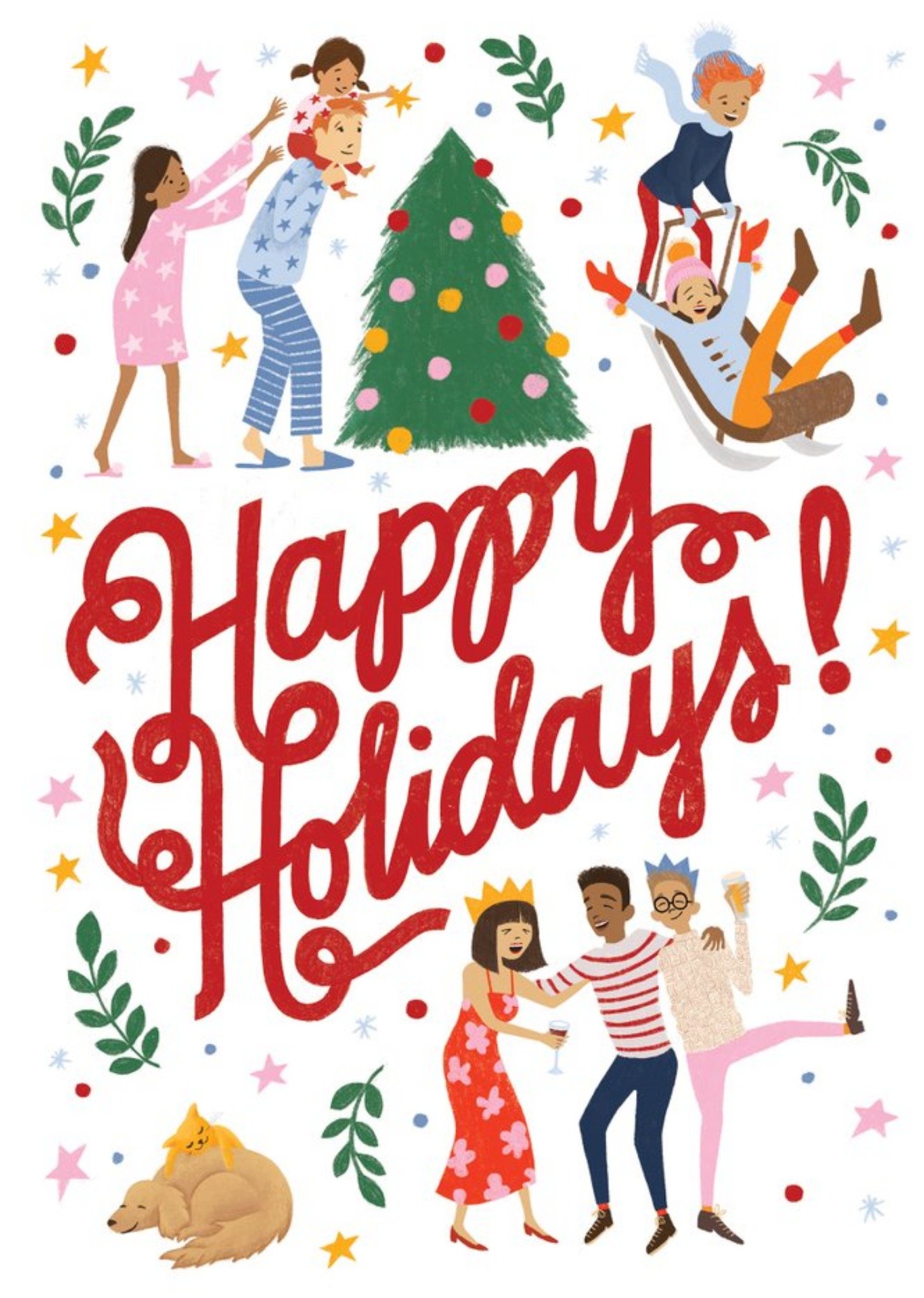 Cardy Club Happy Holidays Card Ecard