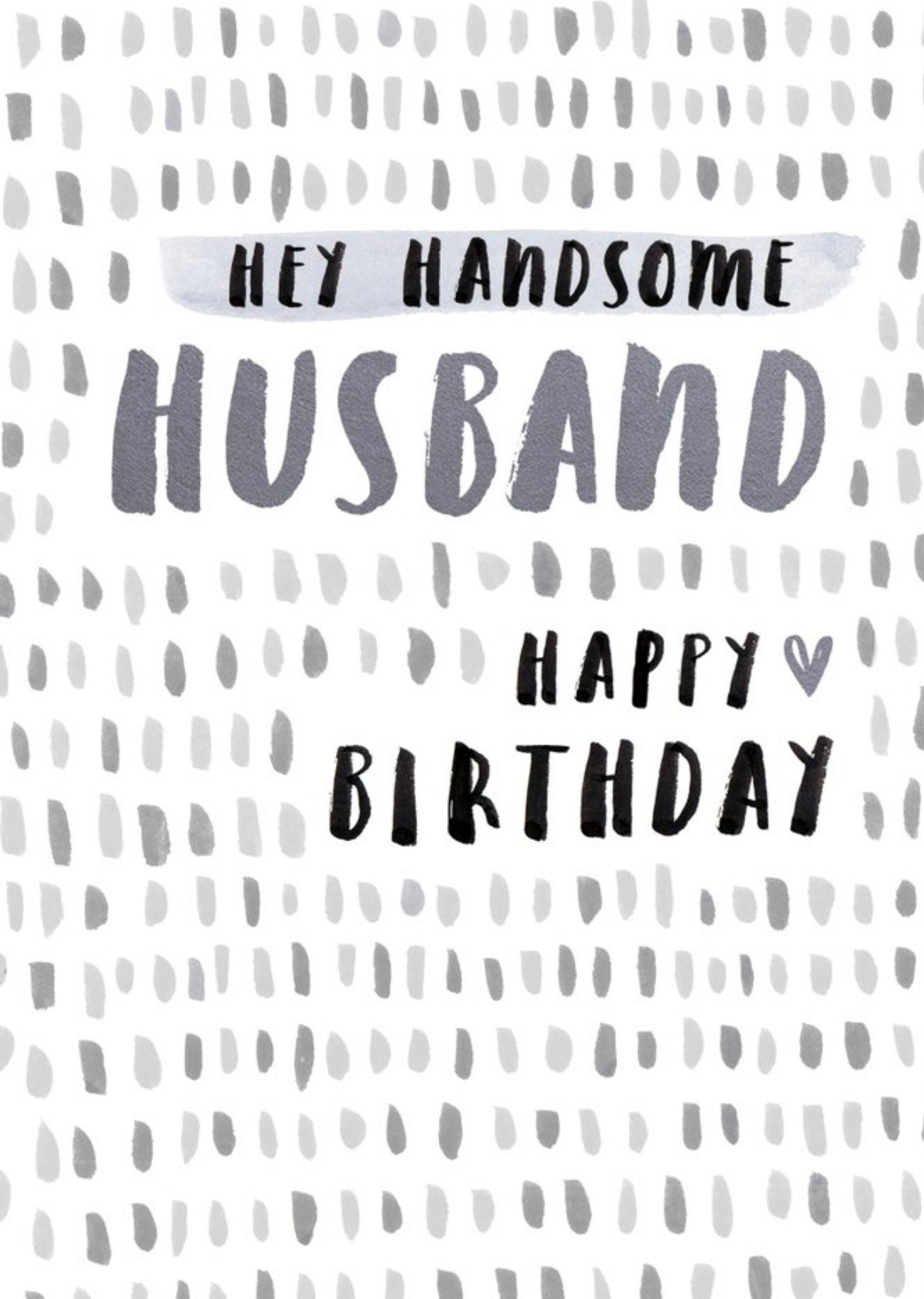 Moonpig Hey Handsome Husband Birthday Card, Large