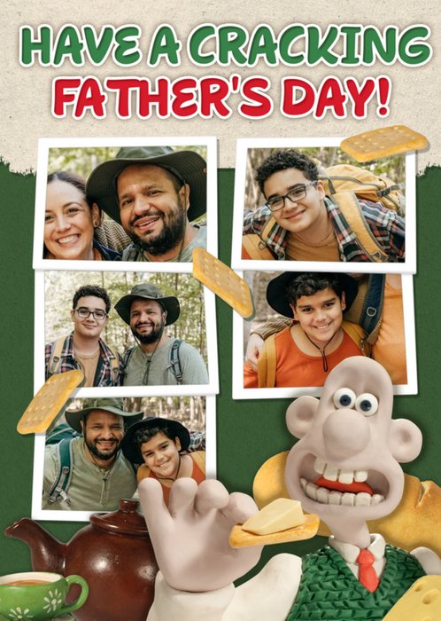 Wallace And Gromit Photo Upload Father's Day Card