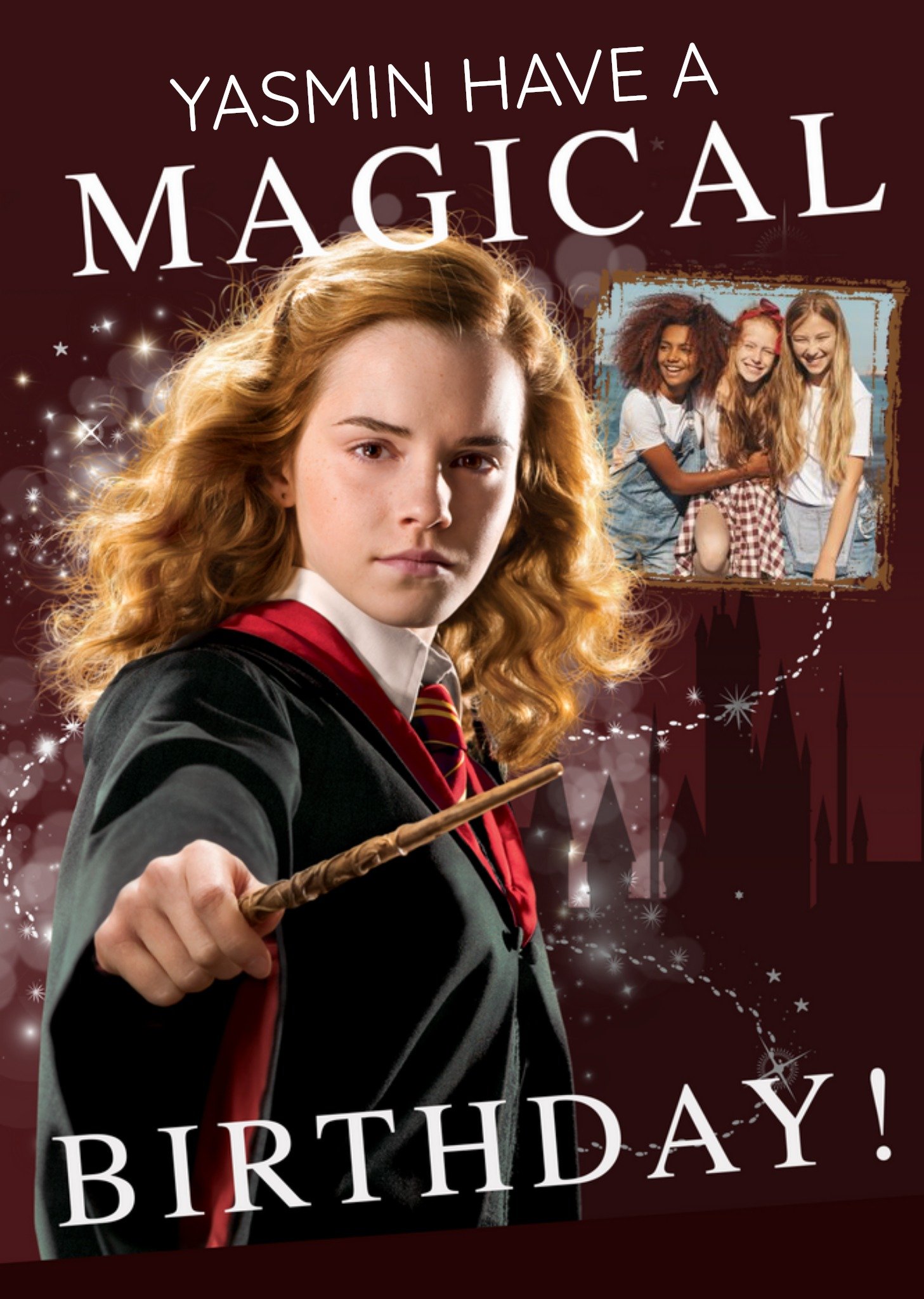 Harry Potter Yasmin Have A Magical Birthday Photo Upload Card Ecard