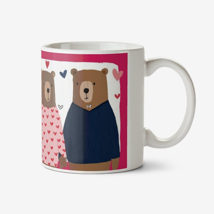 Cute Bears Love You Beary Much Valentines Day Mug